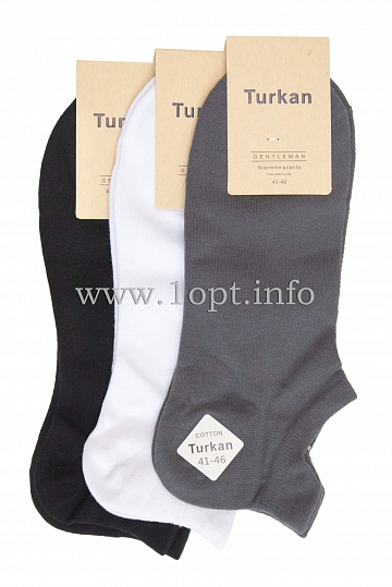 Turkan носки мужские укороченные сетка